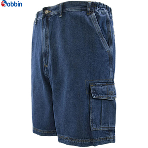 Pantalones Cortos de Mezclilla Cargo Utilitarios de 6 Bolsillos, Estilo Hip Hop Urbano, Vintage, Casual, Personalizados, para Hombre, Cintura Alta, Pierna Recta, Transpirables - Product Image 4