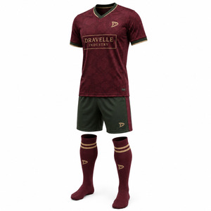 2026 New Season Retro Football Shirt Kit Bulk: Vintage Style <b>Soccer</b> Jersey with Modern Sublimation Printing Teamwear Uniform - Product Image 3