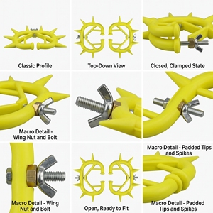 Dispositivo de Destete para Ganado, Dispositivo para Evitar que los Terneros se Sientan la Leche, Protector Nasal de Plástico para Vacas, Dispositivo para Evitar que las Vacas se Sientan la Leche - Product Image 4