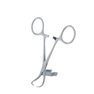Pinces chirurgicales avancées droites et courbées 13.5 avec clip pour le guidage de câbles, vente en gros, pinces à serviettes Backhaus - Product Image 2