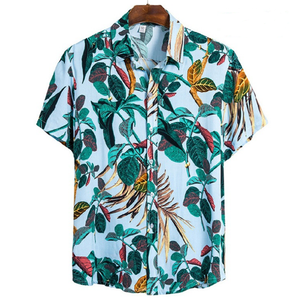 2021 Summer Short Sleeve Custom Men Casual Party Printed <b>Hawaiian</b> <b>Shirt</b> Comfortable Beach <b>Shirt</b> <b>for</b> <b>Women</b> - Product Image 4