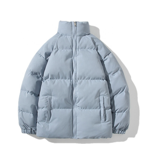 Men Outdoor Anti Uv <b>Jacket</b> Water Resistant Quick Dry Long Sleeve <b>Light</b> Blue Pocket <b>Puffer</b> Bubble <b>Jacket</b> - Product Image 4