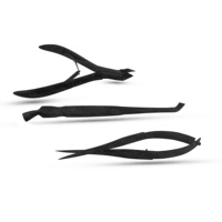 Pousse-cuticules professionnel en acier inoxydable, outils de soin des ongles, ciseaux à ressort personnalisés pour manucure, faits à la main