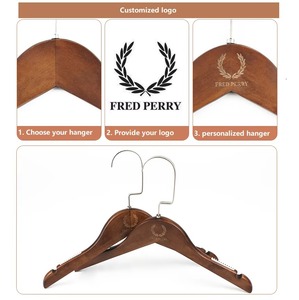 Hot Selling Heavy Duty Eco-Friendly Extra Wide Shoulder Solid Wooden Suit Outerwear Hangers Stainless Steel <b>Hooks</b> for Jackets - Product Image 6