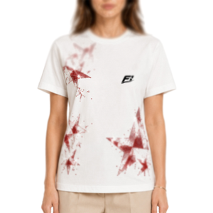 T-shirt décontracté en coton pour femme, doux et respirant, col rond, uni, personnalisable avec logo, haut d'été, vente en gros, t-shirt femme col rond - Product Image 3