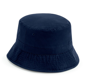 Green Cotton Canvas Bucket <b>Hat</b> With Orange Buttons Unisex Casual Outdoor Spring Summer 56-58CM - Product Image 3