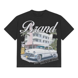 Camisetas de Hombre con Cuello Redondo 100% Algodón, Personalizadas, de Alta Demanda, Corte Holgado, para Hombre, Precios al por Mayor - Product Image 1