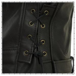 Nouvelle arrivée Veste de motard classique personnalisée pour hommes Design en cuir de course à la mode pour la moto d'été et d'hiver Option grande taille - Product Image 5