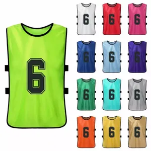 100% Polyester Soccer <b>Training</b> <b>Bibs</b> for Men Custom Logo Breathable Football Vest Mesh Football <b>Training</b> <b>Bibs</b> and Vests Youth - Product Image 5