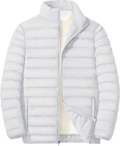 Chaquetas de Invierno para Hombre, Tejidas a Mano, de Alta Calidad, Talla Grande, Transpirables, Resistentes al Viento, Forradas de Lana - Product Image 2