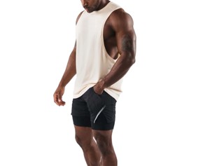 Men Tank Top Gym Performance Sleeveless Shirt Quick Dry Men Tank Top Casual Cotton Sleeveless Shirt Relax Fit Men Tank Top - Product Image 1