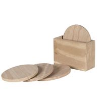 Juego de Posavasos de Travertino Moderno y Ecológico con Grabado Personalizado, Diseños Únicos de Alta Calidad para Restaurantes, Hoteles, Regalos de Boda