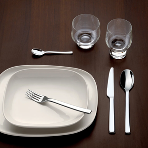 Ensemble de couteau, fourchette et cuillère en acier inoxydable écologique avec finition polie miroir, couverts de qualité supérieure en argent pour les dîners et les fêtes à bas prix - Product Image 5