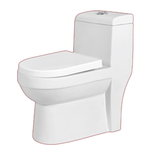 Inodoro de cerámica de una pieza Inodoro de cerámica Inodoro de una pieza Inodoro DE AGUA DE LA India - Product Image 1