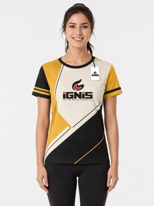 Camiseta Elegante con Cuello Redondo para Mujer, Ligera, Transpirable, de Algodón, Manga Corta, Informal, para Uso Diario y Estilo Urbano - Product Image 2