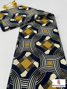Tela Brocada de Algodón con Estampado Africano Ankara de Lujo, Personalizada OEM ODM, Anti-UV, Impermeable, para Prendas Tradicionales, Exportación - Product Image 5