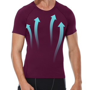 Gants d'équitation pour activités de plein air, coupe décontractée, manches courtes, respirants, t-shirt uni à col rond pour homme - Product Image 4