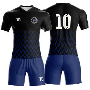 Ventes en gros de kits d'uniformes de football personnalisés, ensembles de maillots de football, shorts 100% polyester, impression par sublimation, vêtements d'équipe pour hommes, clubs, équipes - Product Image 1