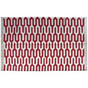Cotton Modern Dhurrie Area <b>Rug</b> <b>Set</b> with Anti-Bacteria Non-Slip Washable Features Customizable Size for Home & Commercial Use-023 - Product Image 4