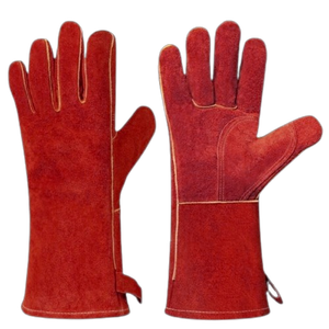 Gants en cuir de vachette renforcé haute performance, ignifuges et réfléchissants, pour les pompiers - Product Image 3