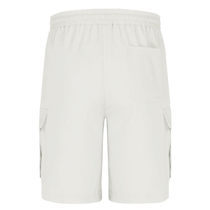 High Quality Men's Casual Mid <b>Cargo</b> Shorts Cotton <b>White</b> Color Lightweight Solid Pattern Outdoor Quick Dry Eco-Friendly - Product Image 5