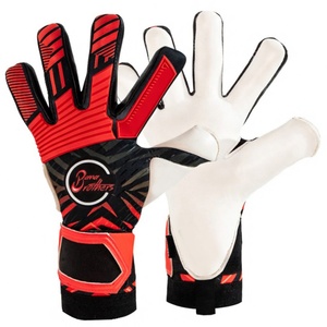 Guantes de Portero Blancos y Negros de Primera Calidad de Bana Brothers, Guantes de Fútbol Duraderos con Agarre Fuerte para Entrenamiento y Partido - Product Image 4