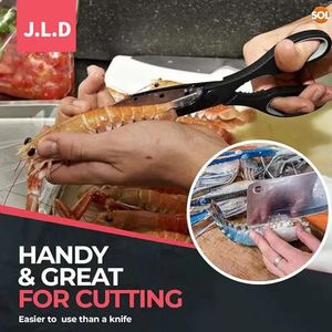 Tijeras de Cocina Multiusos Resistentes, Abridor de Botellas, Abridor de Latas, Cortador de Verduras y Otros Usos - Product Image 4