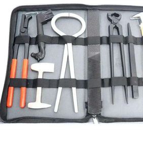 Kit d'équipement de fermeur de chevaux professionnel de haute qualité, sur mesure, en acier inoxydable, 7 pièces, réutilisable - Product Image 4