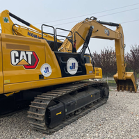 Excavatrice sur chenilles CAT 336GC d'occasion, 36 tonnes, bien entretenue, pour travaux miniers et de construction, en stock local en Chine