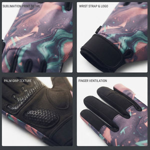 Gants de fitness coupe-vent pour femmes, design antidérapant en silicone, construction sans doigts, légers, pour la pratique du crossfit en salle de sport - Product Image 5