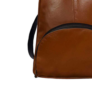 Leather Backpack for Men Real Designer Bags High Quality Black Stylish Backpack for Traveling Hiking Equipment Custom Logo OEM - Product Image 4