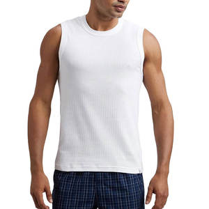 Classical Look <b>Men's</b> Plain <b>White</b> Tank top With Customization Slim Fit <b>Men's</b> Fitness Wear Tank Tops At Wholesale Price - Product Image 2