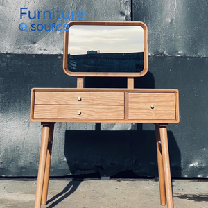 Premium Moderne Élégant MDF Bois Maquillage Vanité Table Stand Miroir Réglable Caractéristique pour Bureau À Domicile Salon Fabriqué au Vietnam - Product Image 1