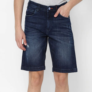 Pantalones Cortos de Verano Personalizados Estilo Urbano Vintage, Pantalones Cortos Holgados de Trabajo / Jorts de Moda para Hombre, Pantalones Cortos de Mezclilla Holgados para Hombre - Product Image 1