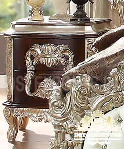 Juego de muebles de dormitorio de lujo de estilo europeo, cama y dormitorio de estilo europeo - Product Image 3