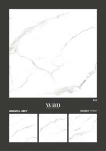 Baldosas de porcelana ultra lisas de 60x60 cm diseñadas para crear superficies luminosas y un rendimiento moderno y confiable en pisos. - Product Image 2