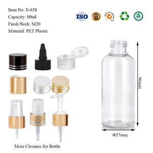 Bouteille Cosmo Slim en Plastique PET de 80 ml avec Bouchon - Fournisseur d'Emballages Cosmétiques Personnalisés pour Lotion, Sérum, Huile, Bouteille Ronde à Presser de Petite Taille - Product Image 6