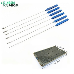 ชุดเครื่องมือผ่าตัดประสาทสัมผัสแบบสแตนเลส OEM Manual Vascular Dilator ขนาด 21 ซม. 0.5 มม.-4.0 มม. - Product Image 4