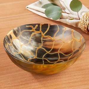 Tazones para Ensalada Hechos a Mano de Cuerno de Búfalo Vintage, Ultra Brillantes, Ecológicos, Aptos para Lavavajillas, Ligeros, para Decoración de Fiestas - Product Image 5
