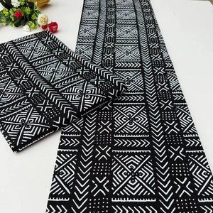 Tissu sergé 100 % coton, motifs africains stylés inspirés du Mozambique, imprimés wax et Ankara, pour chemises et robes de mode pour garçons - Product Image 1