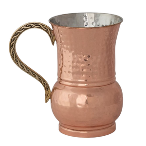 Ensemble de verres à boire en cuivre pur embossé faits à la main, style vintage, artisanat ayurvédique, gobelets à eau pour la maison, le bar et la cuisine - Product Image 3