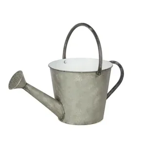 Arrosoir en métal robuste pour l'entretien des plantes d'extérieur et d'intérieur, avec une construction durable et une poignée confortable - Product Image 4