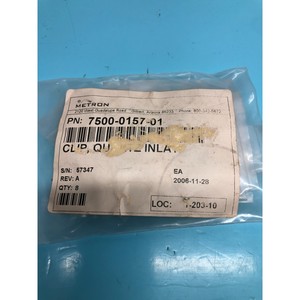 Lote de 8 Clips Metron 7500-0157-01 con Incrustaciones de Cuarzo - Equipo y Piezas de Semiconductores de Confianza de Tradicción Global - Product Image 5