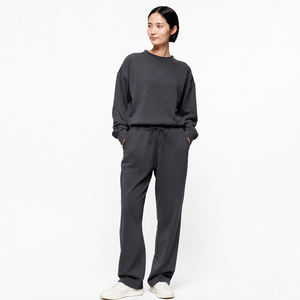 Chándal Deportivo de Color Sólido de Alta Calidad, Tela Premium de Felpa Francesa, Mezcla de Spandex y Poliéster, Ligero, 300gsm - Product Image 2