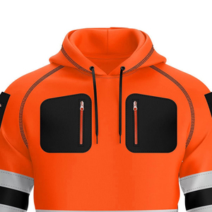 Nueva Sudadera de Seguridad Reflectante de Alta Visibilidad con Logotipo Personalizado, Impermeable, Resistente al Viento y Transpirable, Ropa de Trabajo para Invierno - Product Image 3