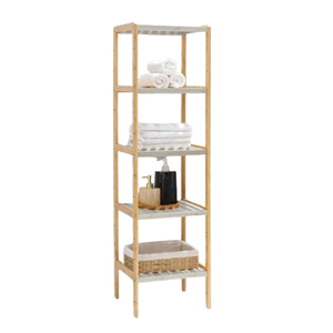 Most Attractive Look Storage <b>Shelves</b> & <b>Units</b> Spice Rack Home Use <b>Kitchen</b> Multi-Functional Rack Glass Bamboo Bathroom <b>Shelf</b> - Product Image 1