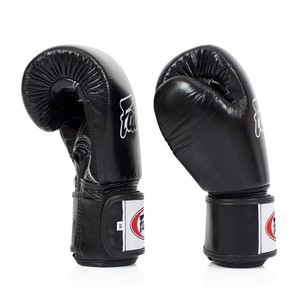 Guantes de Entrenamiento de Piel Genuina Fairtex Hechos a Medida, Ligeros, Profesionales, para Kickboxing, de Alta Calidad Premium - Product Image 3