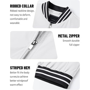 High Quality <b>Men</b> Varsity <b>Jackets</b> Custom Logo Long Sleeves 100%Cotton Plus Size Bomber <b>Jacket</b> <b>Men</b> <b>Baseball</b> <b>Jackets</b> Polyester - Product Image 6