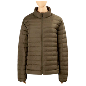 Men's Solid Color Windproof Puffer Jacket Stand Collar Zipper Closure Casual Regular Fit 100% Polyester Shell - Product Image 3