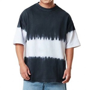 Nouveau style 2026 – T-shirt homme oversize tie-dye à manches courtes, col rond, décontracté, 100 % coton tricoté, respirant, motif imprimé - Product Image 5